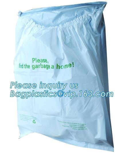 Edible 100% fully compostable biodegradable plastic k bag made of organic corn starch