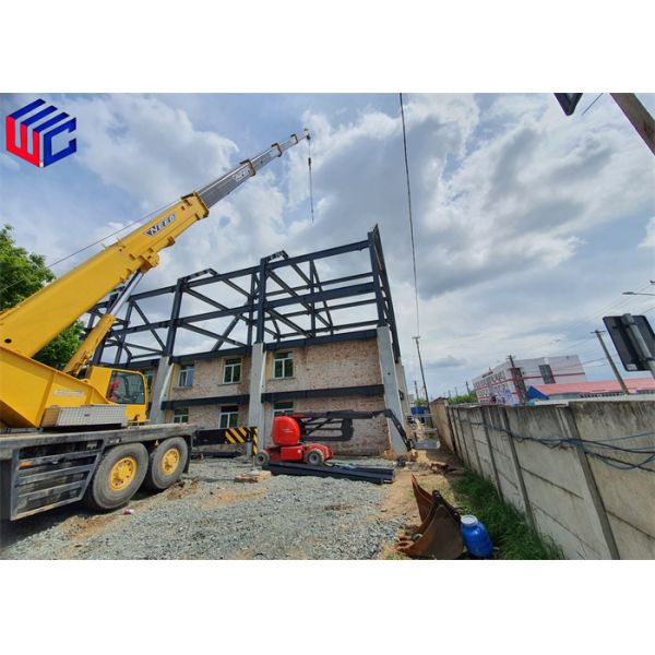 ASTM572 Q345B Solar Steel Structure HDG Hot Dip Galvanized