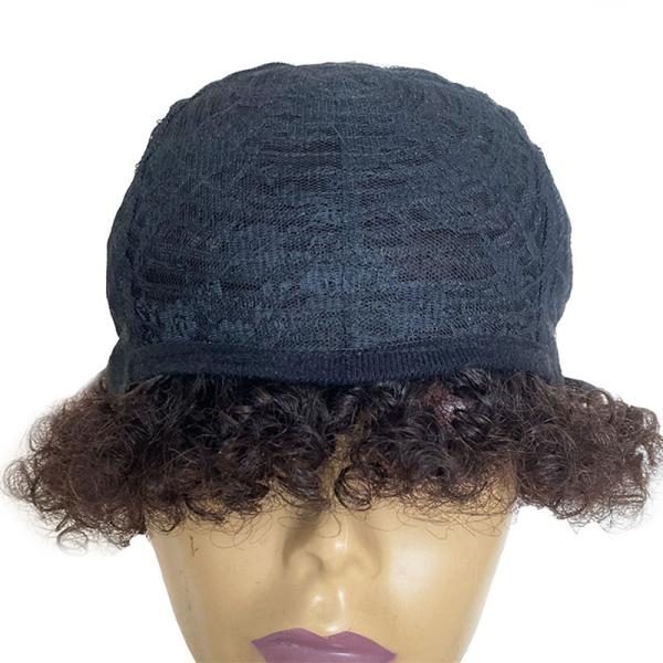 Raw Indian Human Hair Cuticle Aligned Pixie Cut Afro Curly Wigs GS Supplies 250g-450g