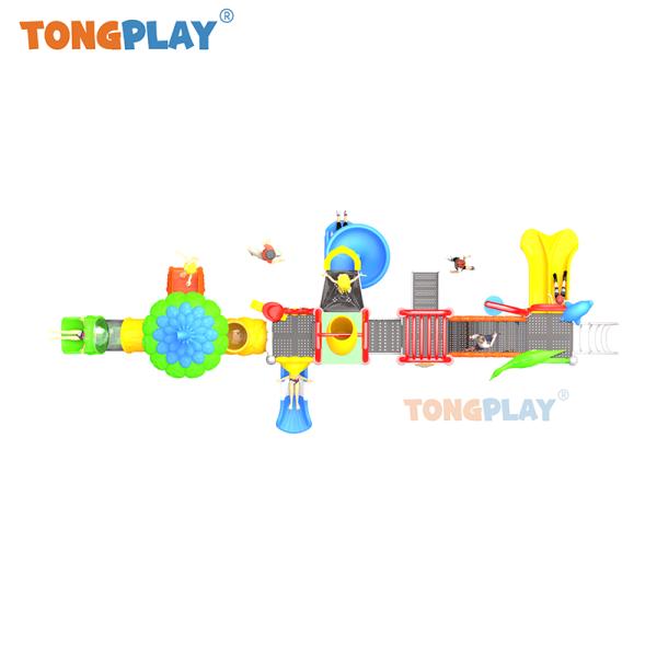 Amusement Children Outdoor Playground Commercial Water Park Equipment Aqua Park Plastic Water Slide for Sale