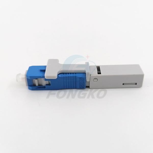Conector simples da fibra do Upc do conector do Sc do único modo para g652 g657