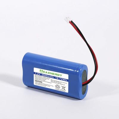 iluminação recarregável de 7.2V 2600mAh Li Ion Battery For Electronics Toys