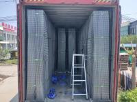Barres en acier à côtes galvanisées de maillage de renforcement soudé dans des dalles de béton