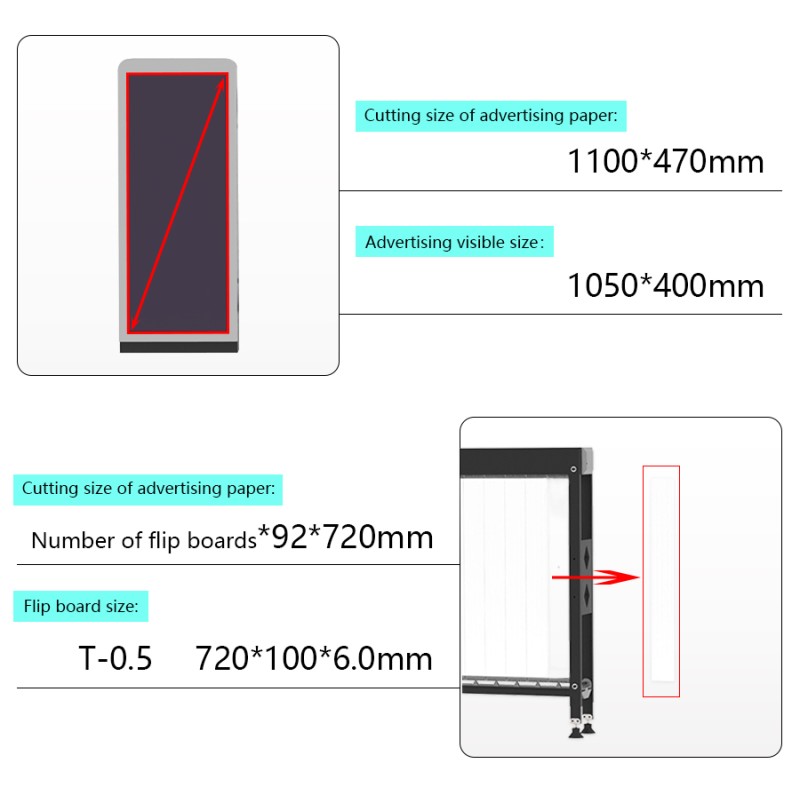 DZ811 Heavy-Duty DC Brushless Blade-Style Advertising Barrier Gate