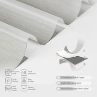 Largeur de 3m Tissu à rouleaux de jour et de nuit Tissu blindé avec 100% de polyester