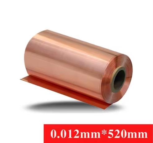 0.01mm Thickness Electrolytic Copper Foil Strip Custom Size Fast Shipping
