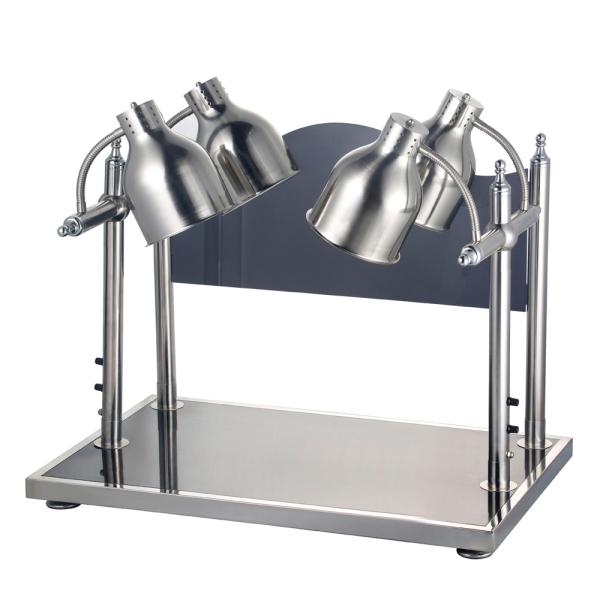 0Lampes électriques en acier inoxydable de 5 kW, lampe de chauffage alimentaire avec 2 pièces 250W