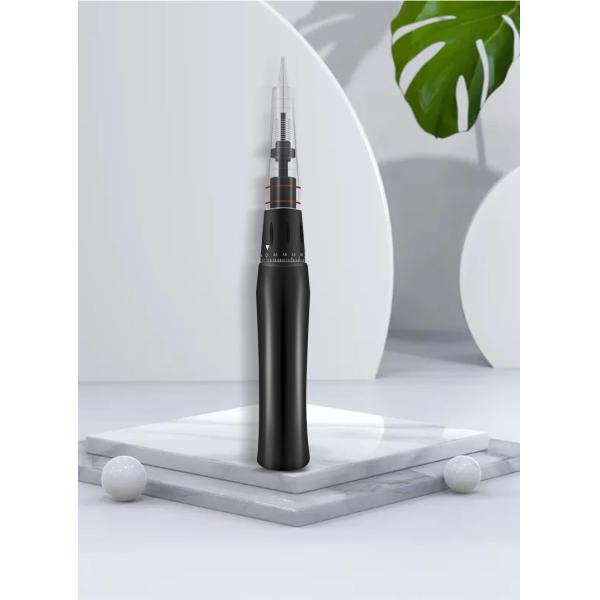 Máquina semi permanente negra Kit Tattoo Gun del maquillaje de Digitaces de la radio