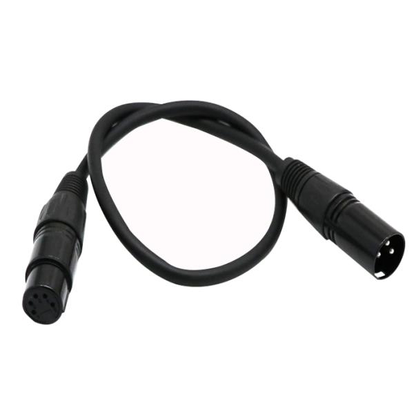 XLR 5 прикалывает кабель конвертера микрофона штырей 500mm XLR 3