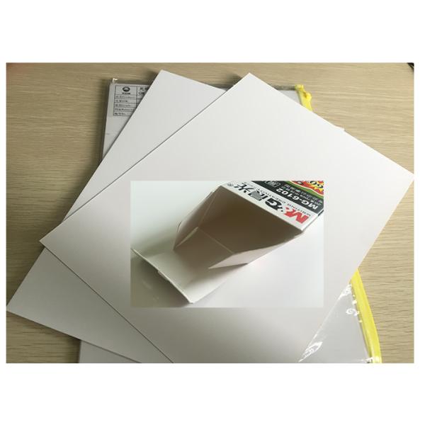 A4 Coated Paper White Cardboard Sheets Moisture Proof 700 * 1000mm