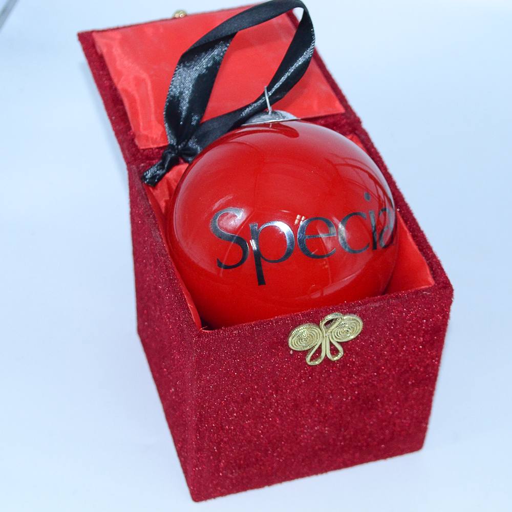 Superior Quality Christmas Bauble Can Be Hung with  Customisable Gift Boxes  for Gift-giving