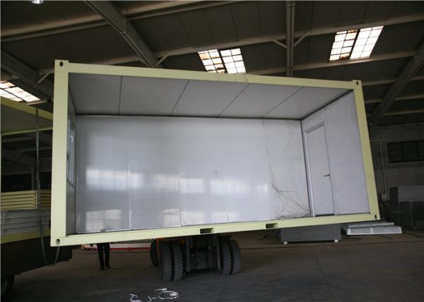 Recipientes rápidos galvanizados do escritório móvel do verde do conjunto com painel de sanduíche