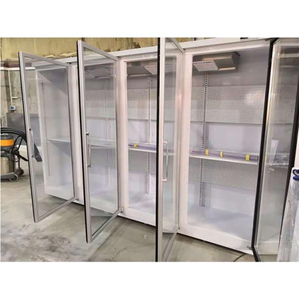 Four Doors 5 Tier Custom Commercial Refrigerator For Fruit