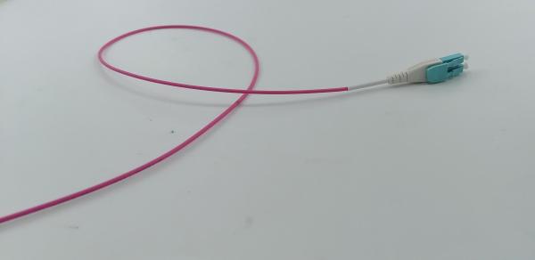 Multimode OM4 LC-LC Uniboot Fiber Patch Cable 2.0mm Duplex Round Cable 3M