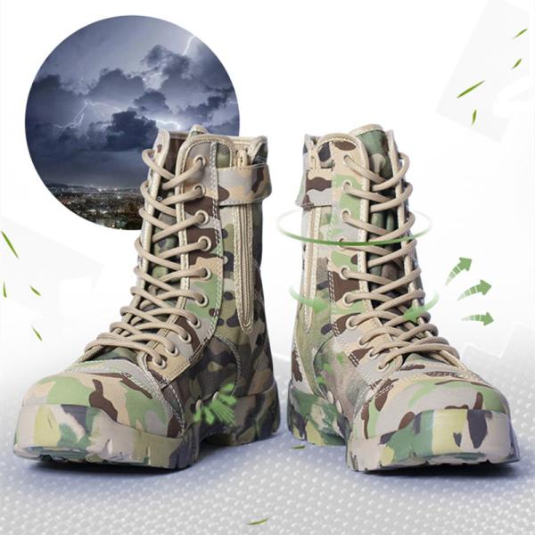 Summer High Top Ultra Light Training Tactical Boots Comfortable Cushioning