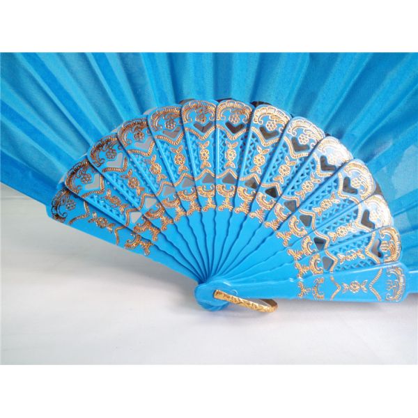 Wholesale Festival Party Performance Dance Lace Fan Wedding Gift Lace Plastic Fan