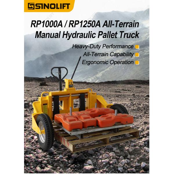RP1000A / RP1250A All Terrain Manual Hydraulic Pallet Truck