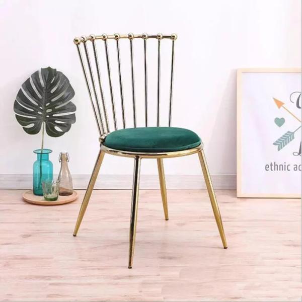 Coffee Shop Furniture Gilded Chairs Waterproofing Plated Windsor Dining Chair