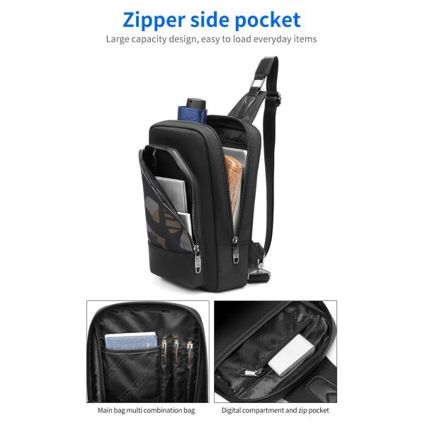 Новый камуфляжный тренд модный одноплечевой рюкзак наружной водонепроницаемой мужской грудной сумки