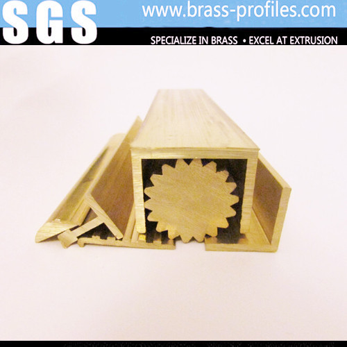 Special Shaped Copper Alloy Extrusion Copper Zinc Alloy Extruding