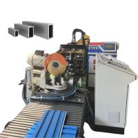 1.0mm-1.6mm Machine de formage de rouleaux de tubes rectangulaires Boîte de faisceau avec soudage laser 3KW