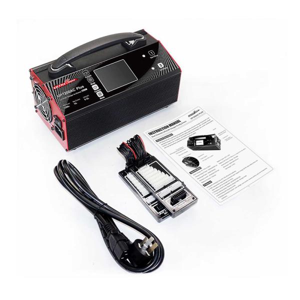Dual Channels 1200W Output Power LiPO/LiHV Charger with 1.5A/Cell Balance Current for Big Drones