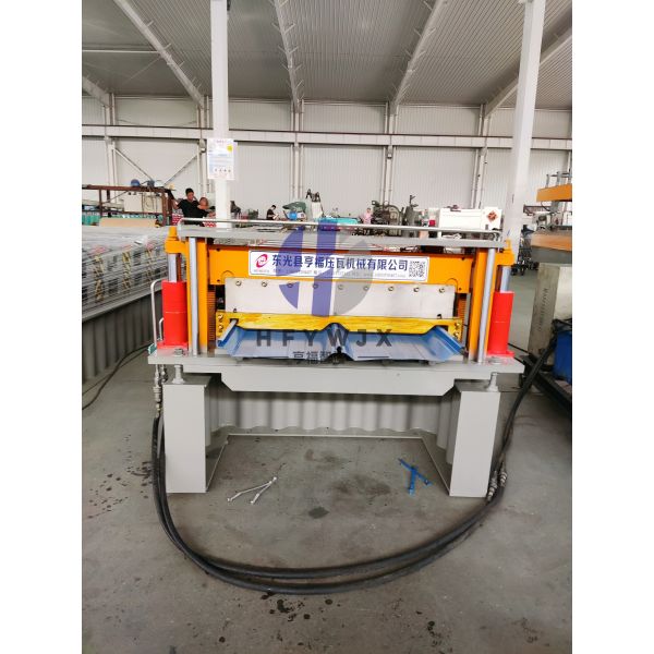 Hydraulic Standing Seam Roll Forming Machine 20 Row Molding For Colored Steel Roof And Wall Panels