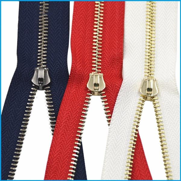 Corrosion Resistant Plating Custom Metal Zipper Apparel Manufacturing