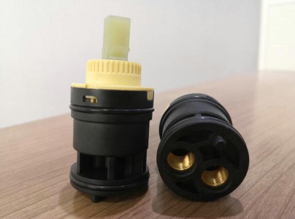 Black D35mm Faucet Valve Cartridge With Copper Pieces 95 ℃ Max Temperature