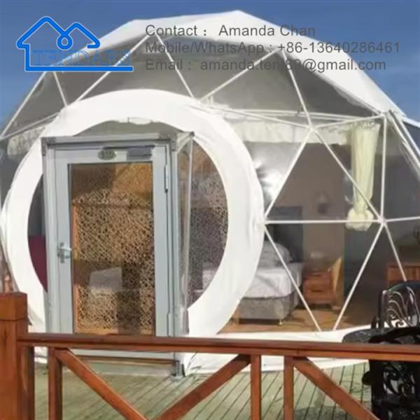 Waterproof,Fireproof,Sunproof Igloo  Winter Dome Hotel Tent Geodesic Tent For Outdoor Camping
