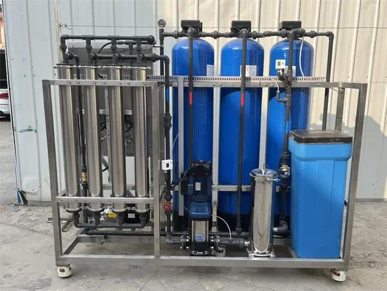 1 m³/h Compact BWRO Water Treatment Plant – 2.1 kW Low-Energy Brackish Water Reverse Osmosis System with FRP Pretreatment Tanks
