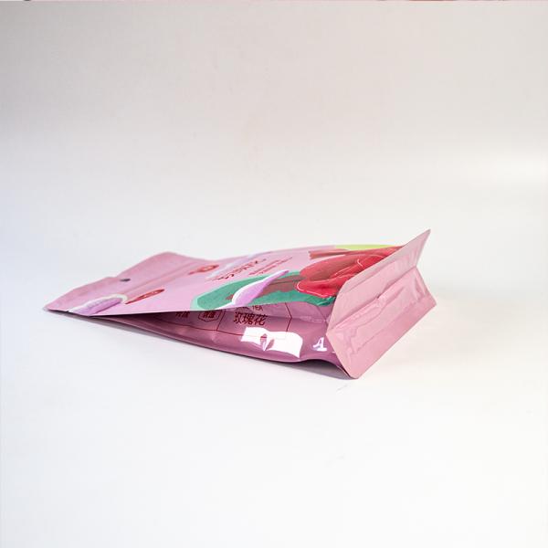 Cost-Effective Eight Sided Sealing Bag For Tea Packaging With Tear-Resistant And Custom Printing Bulk Order Discounts.