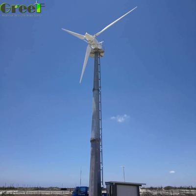 Gerador de turbina eólica horizontal 450VDC do passo da linha central 30KW
