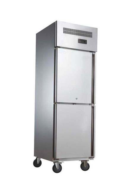 Refrigerador comercial de aço inoxidável 1 do congelador ereto industrial da cozinha/2/3 portas