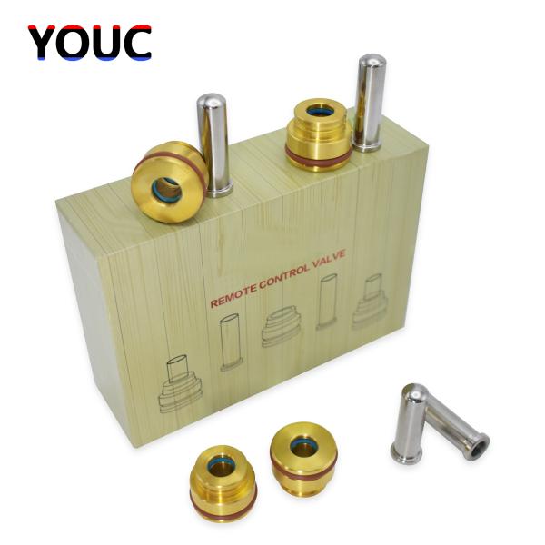 High-Quality Excavator Hydraulic 10*10mm Joystick Pusher Remote Control Valve Of CAT DH R EC