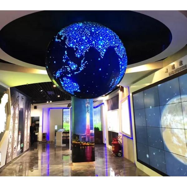 P2.5mm Сферическая креативная светодиодная видеостень 1м 1,5м 2м