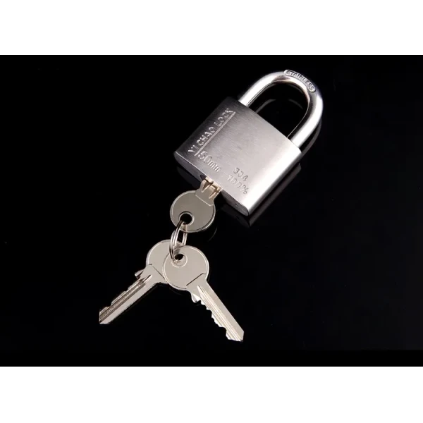 304 Stainless Steel Padlock Short Beam Anti-Theft Outdoor Household Padlock
