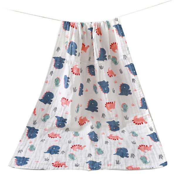 Cotton gauze baby bath towel newborn blanket cover suitable for any season's baby blanket cover