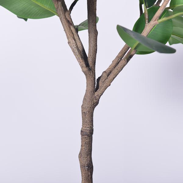 Indoor Outdoor Decor Fake Tree In Pot Plastic Plants Artificial Tree Faux Rubber Tree For Home Decor Office Living Room