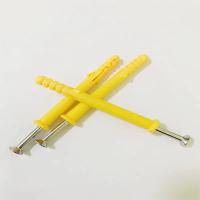 PE / PP / Nylon 30mm-300mm Mating Plug Screw Anchor de plástico para fixação de objetos em paredes ou tetos