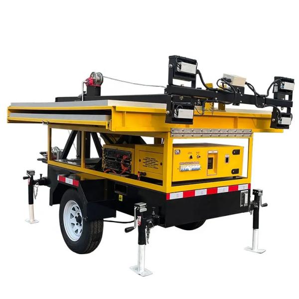 Solar Light Tower Panel 4*390W 360 Degree Rotation Mobile 4*390W Batter Capacity2*50Ah 2*2400wh LED 8M Height