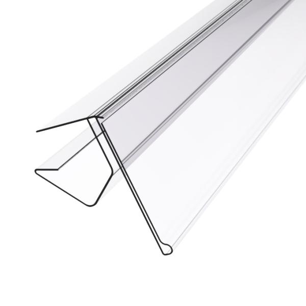 Tamaño plástico del cliente del tenedor del estante del supermercado de la tira de la etiqueta