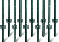 6 pieds galvanisés en acier T post de clôture Gardez les prédateurs et s'adapter à toutes les barrières de treillis métalliques avec clôture