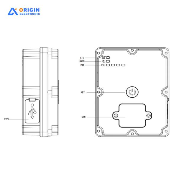 Traceur GPS d'actifs rechargeable 7500mAh pour une surveillance à long terme, avec chiffrement sécurisé des données et stockage de données basé sur le cloud