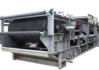 PLC Control Vacuum Belt Filter Continously Operation Sludge Treatment Filtration Equipment