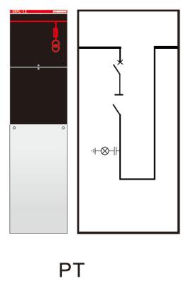 Industrial Gas Insulated Switchgear Unit Surge Arrester Optional Easy Instllation