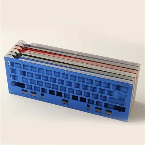 Custom DIY Kit 60% Keyboard Plate Stabilizers Aluminum Case Frames Mechanical Keyboard Plate Case