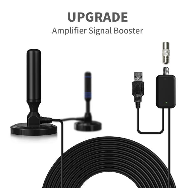 75Ω Input Impedance Indoor Omnidirectional TV Antenna for DVB-T2 UHF VHF Stations Manga 4K