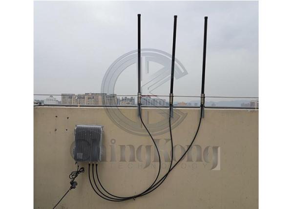 2 Cooling Fans 90W 1000m IP64 Drone Signal Jammer
