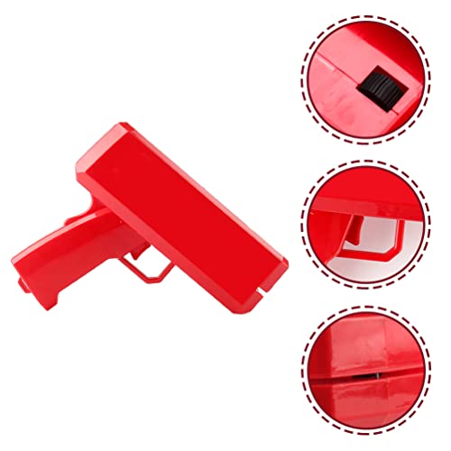 18.5cmX8cmX17.5cm Plastic Jet Currency Gun for Wedding Bar Game Atmospheric Props